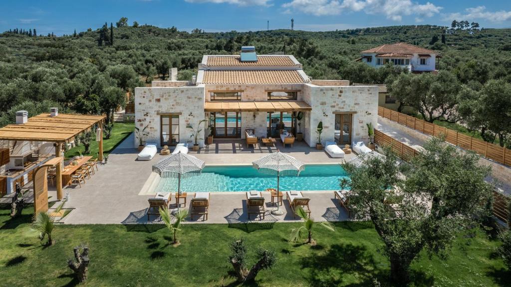 Laganas Villa | White Stone Villa Hesperia - Poolside Escape Close to Laganas Beach