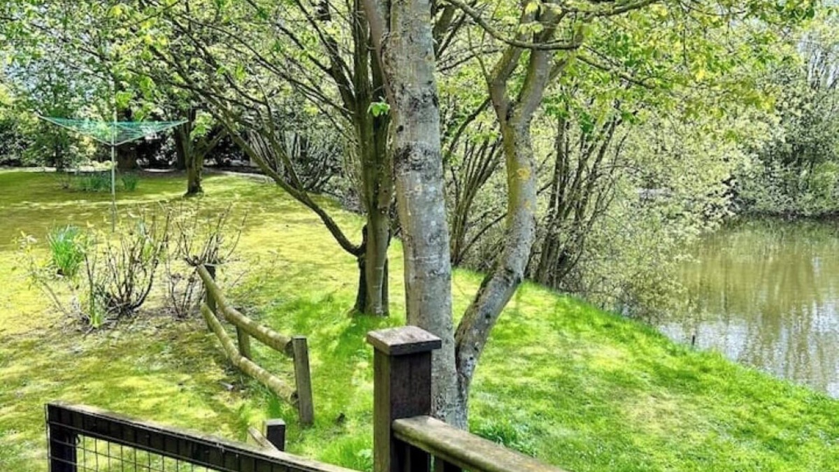 Allerthorpe Cabin | Wigeon Cabin - Private Cabin over a small body of Water.