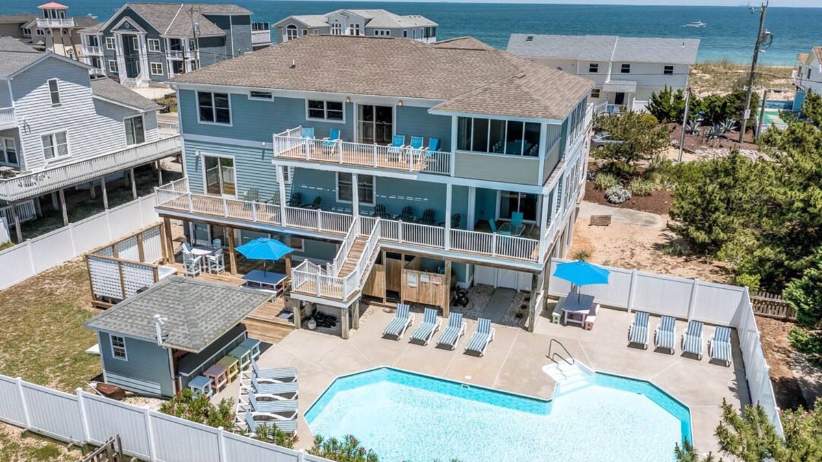 Sandbridge House | Windswept | 30 ft to the beach | Private Pool, Hot Tub