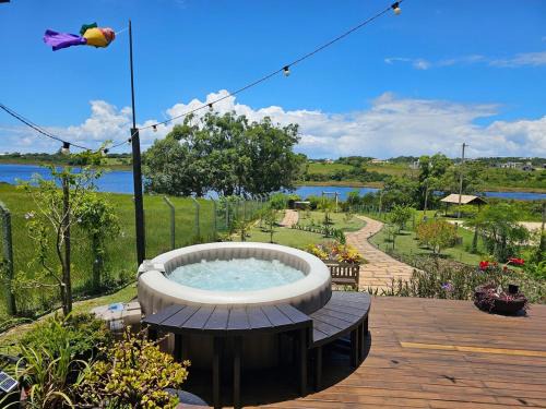 Arroio do Rosa Ski Chalet | Wiri House na beira da Lagoa Doce