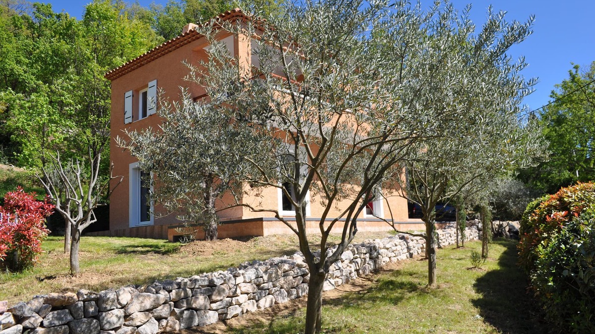 Bauduen Villa | With view on the lake of Ste Croix, contemporary villa for 8 people