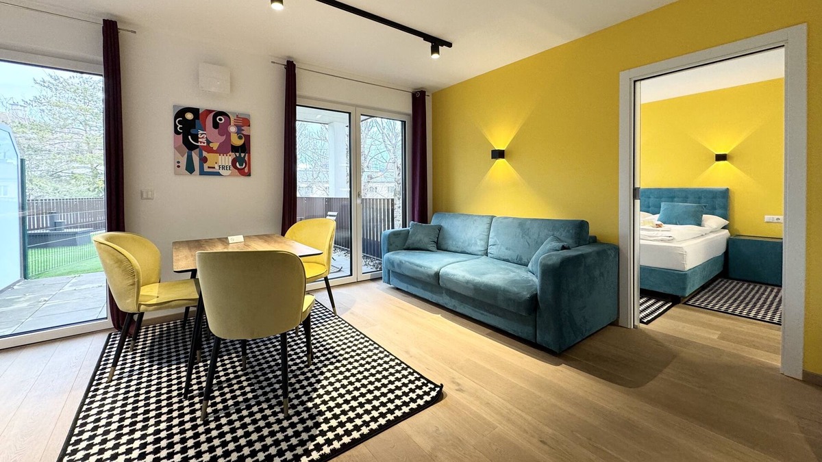 Liesing Apartment | Wohnung mit Terrasse + Parkplatz