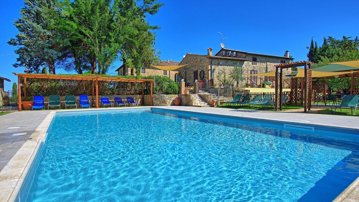 Montalcino Villa | Wonderful private villa with WIFI, A/C, private pool, TV, patio, panoramic view, close to Montalcino