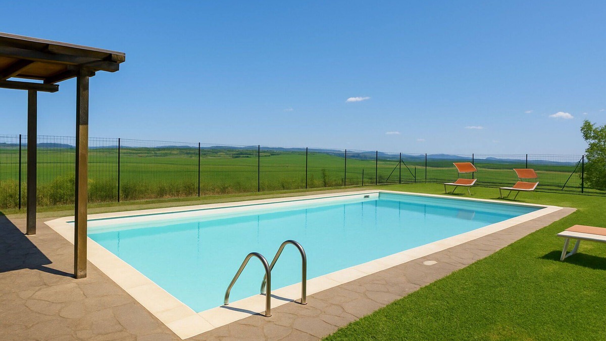Monteroni d'Arbia Villa | Wonderful private villa with WIFI, private pool, TV, veranda and panoramic view, close to Siena