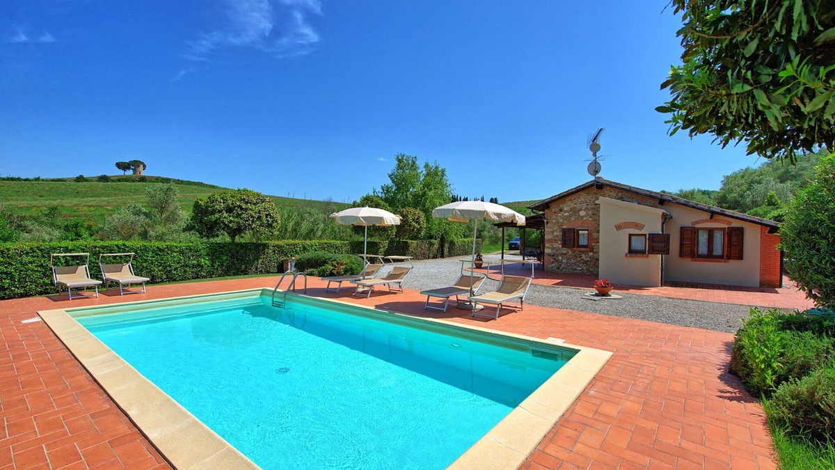 Bibbona Villa | Wonderful private villa for 6 guests with WIFI, A/C, private pool, TV and panoramic view