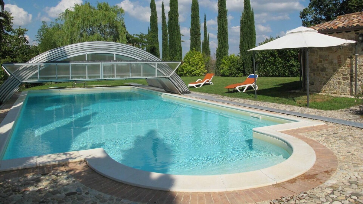 San Venanzo Villa | Wonderful private villa for 10 guests with private pool, WIFI, TV, terrace, pets allowed and par...