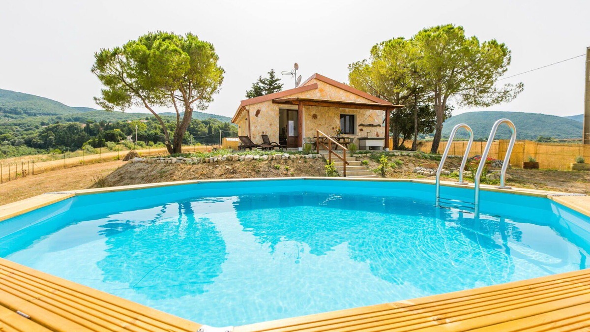 Santa Luce House | Wonderful private villa with private pool, A/C, WIFI, TV, terrace, pets allowed and panoramic view