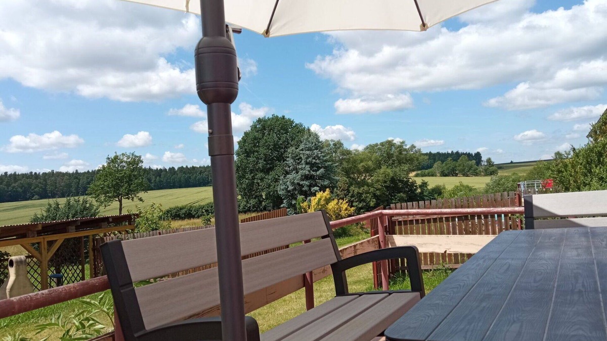 Skrychov u Malsic House | Wonderful private villa with WIFI, private pool, TV, terrace, pets allowed and panoramic view