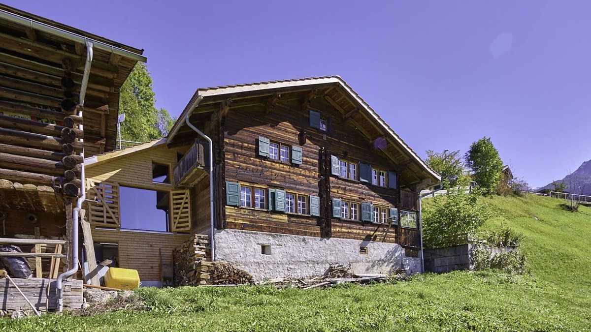 Saas im Prattigau House | Wonderful private villa for 8 guests with WIFI, TV, patio and panoramic view