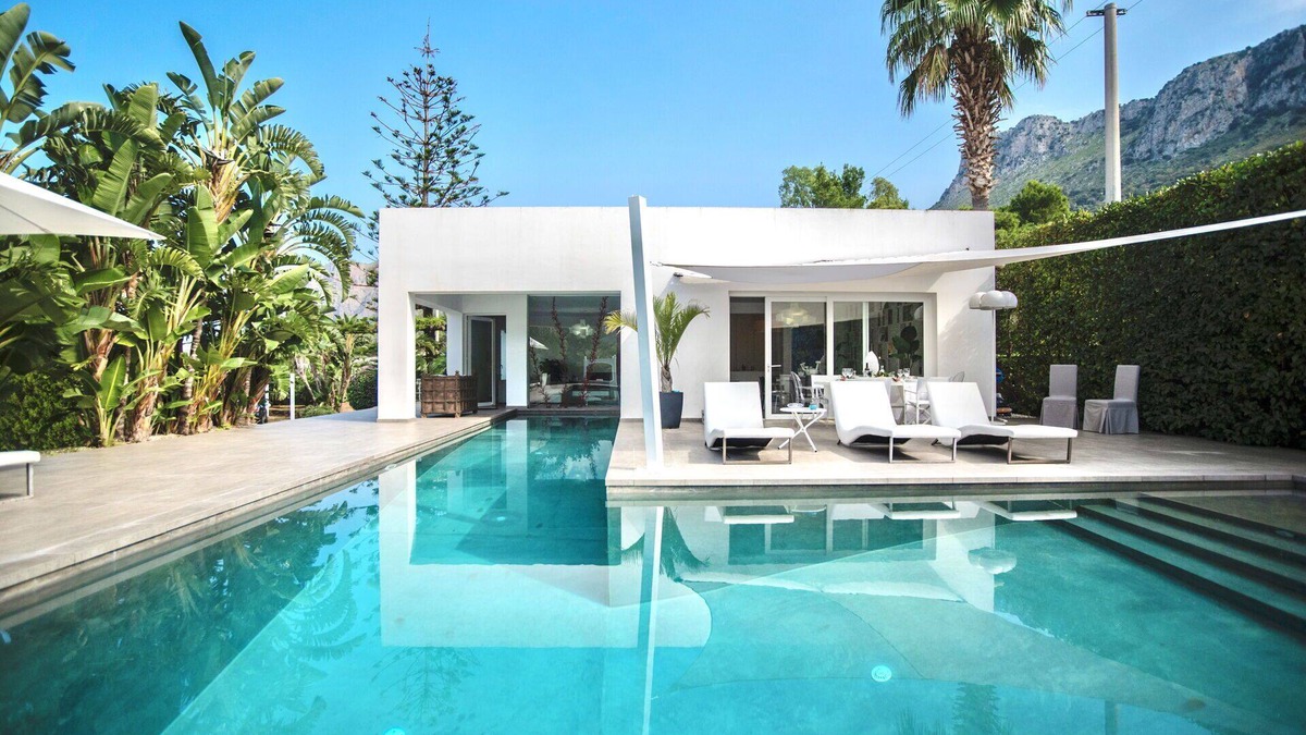 Terrasini Villa | Wonderful private villa for 4 people with A/C, WIFI, private pool, TV, pets allowed and parking