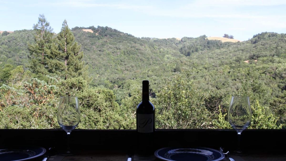 Healdsburg House | Wooded Restful Retreat, with broad scenic views, outdoor dining