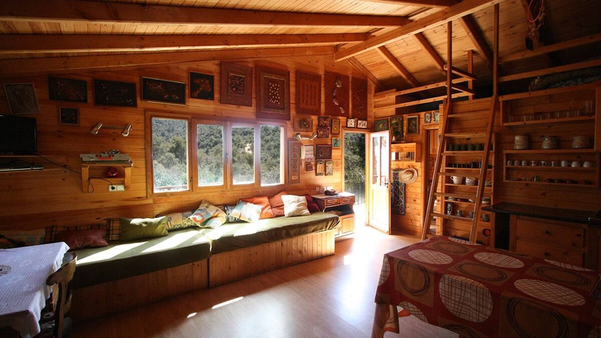 Santa Susanna House | WOODEN CHALET BARCELONA MOUNTAIN BEACH with SEA VIEW