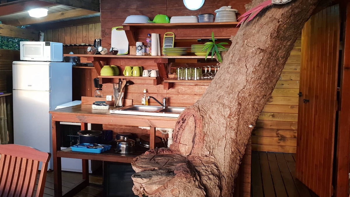 Deshaies Ski Chalet | Wooden house in a mango tree with exceptional view of the caribbean