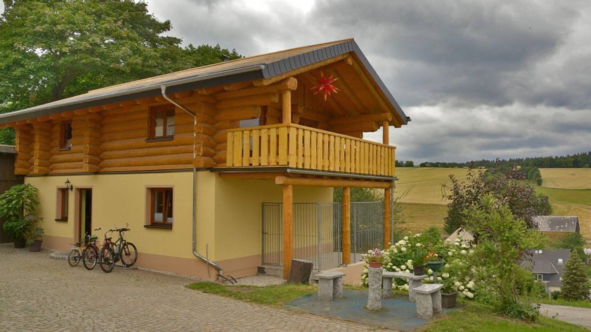 Drebach Other | Wooden log cabin - Ferienhof Kürschner