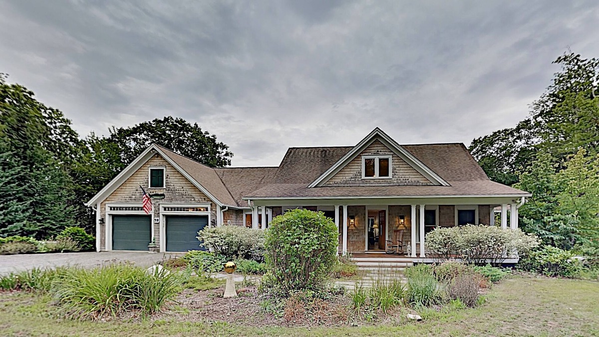 Boothbay House | Woodland hideaway with lake access, private game room, fireplace, & luxe kitchen