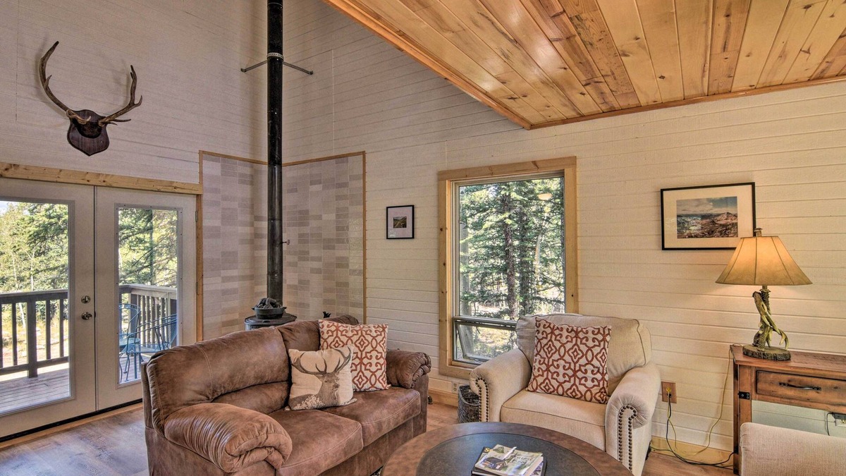 Indian Mountain Cabin | Woodsy Cabin Hideaway w/Deck: Hike, Fish, Escape