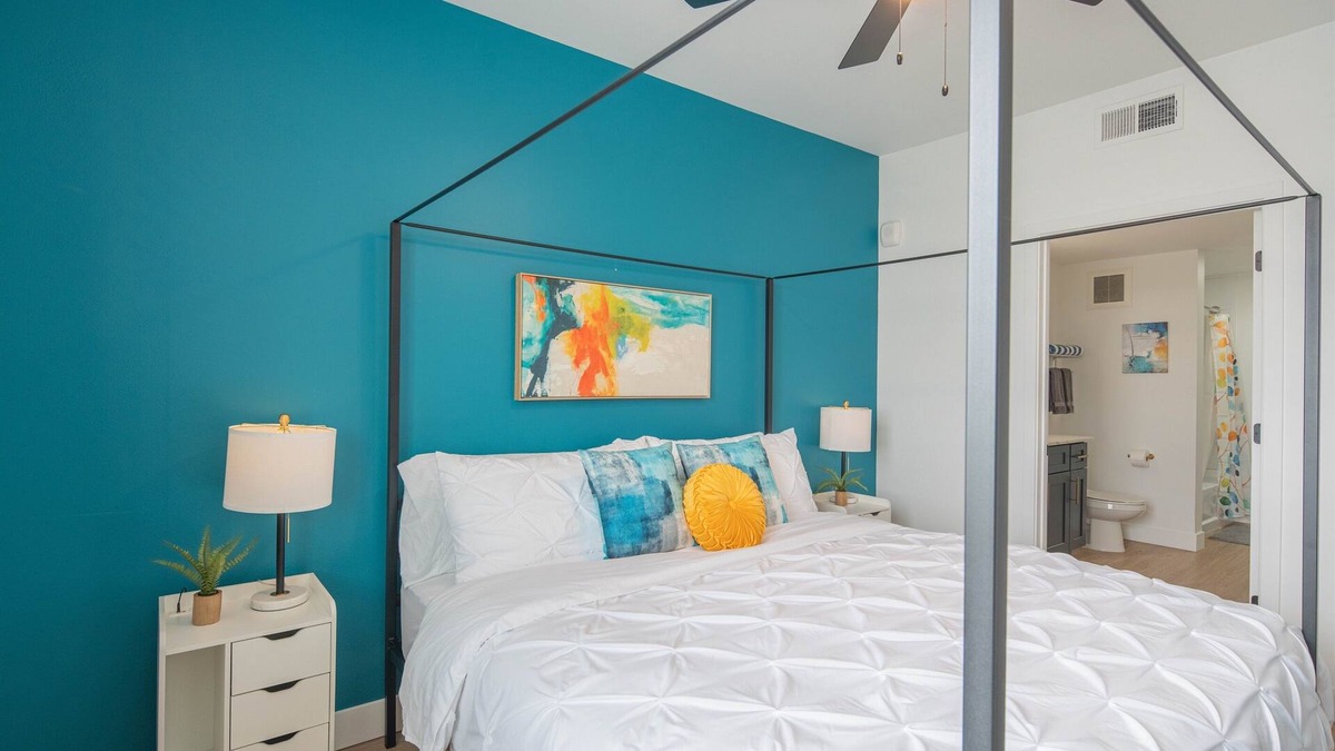 Desert View Village Condo | Work Here. Swim Here. Stay Here. Laundry