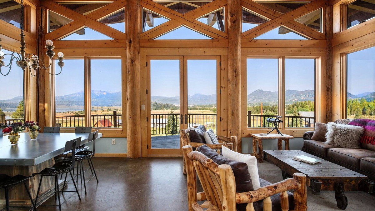 Clark House | WOW! Lake and Mountain Views in a WOW! True Timber Frame House