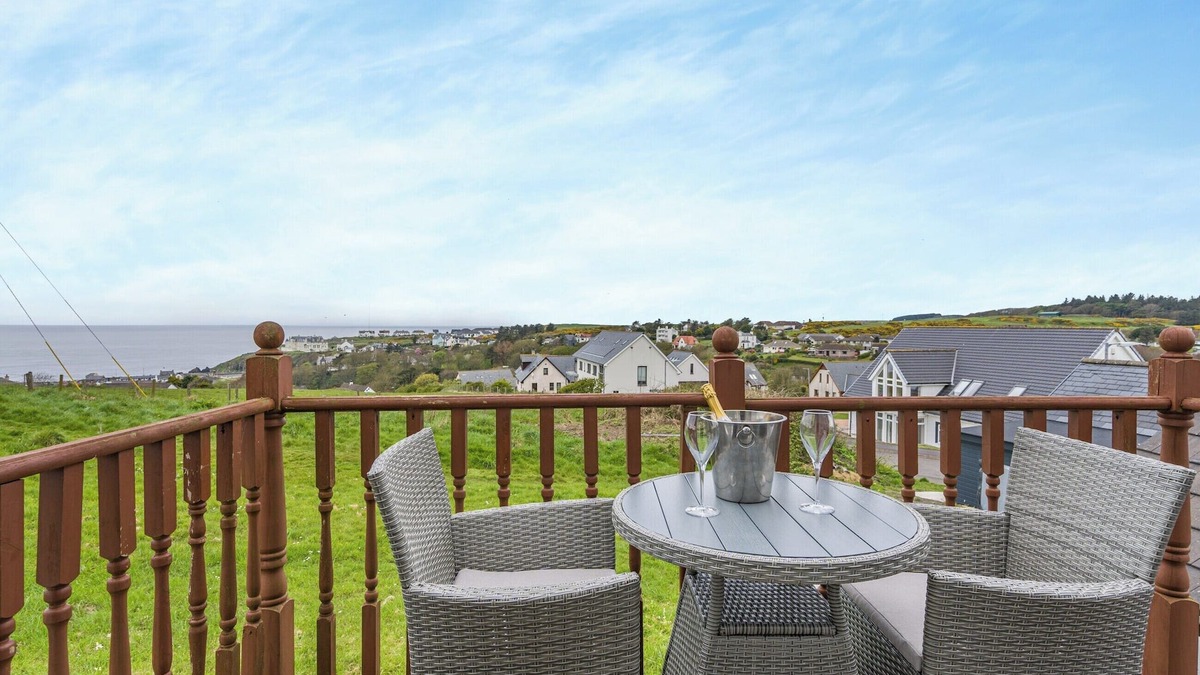 Portpatrick Cottage | Wow - the views from the balcony are just spectacular.