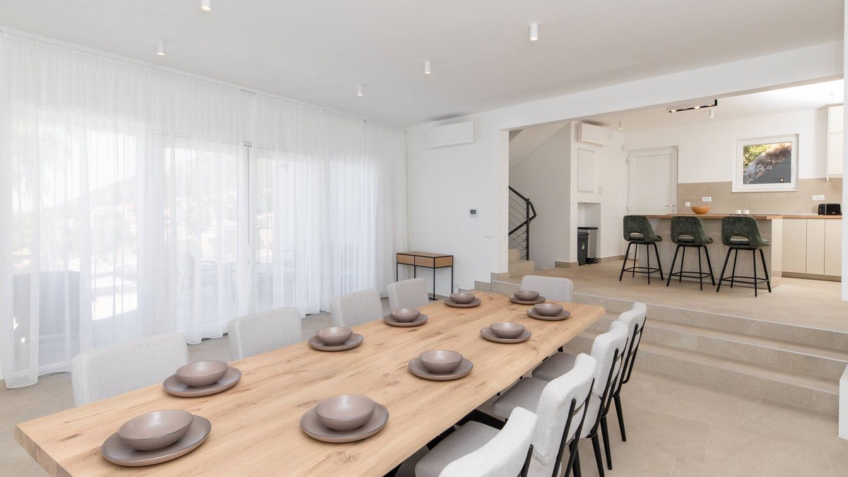 Nerezise Villa | Wunderschöne Moderne Villa mit Pool -3min vom Strand - Meerblick - Ruhige Lage