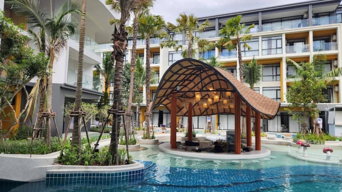 Sa Khu Condo | Wyndham Gardens 1321 Studio, 1m from Naithon Beach