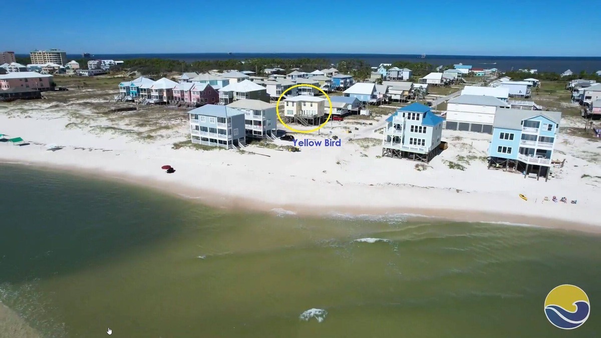 Saint Elmo House | Yellow Bird, Beautiful Beach House, Steps to Beach, Views, Views, Views!