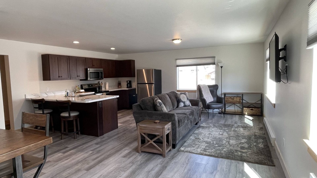 Gardiner Apartment | Yellowstone Retreat Rentals UD: two blocks from Yellowstone!