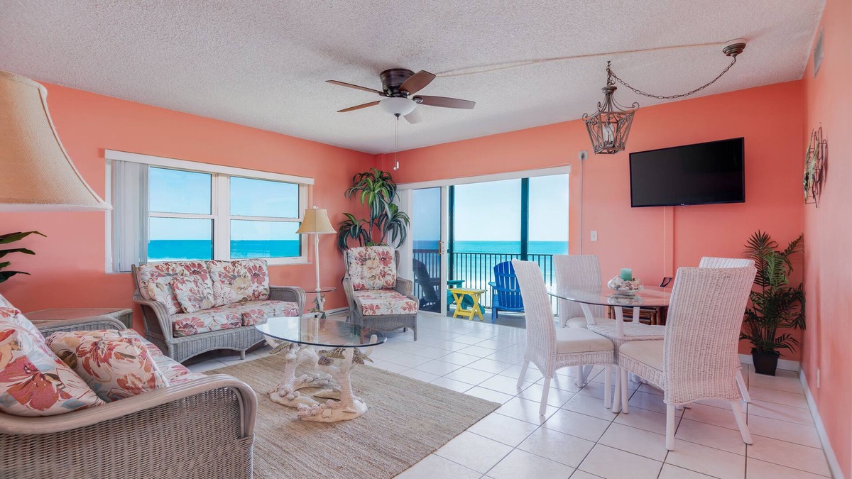 South Patrick Shores Condo | You cannot get any closer to the beach! 2BR/2BA updated condo
