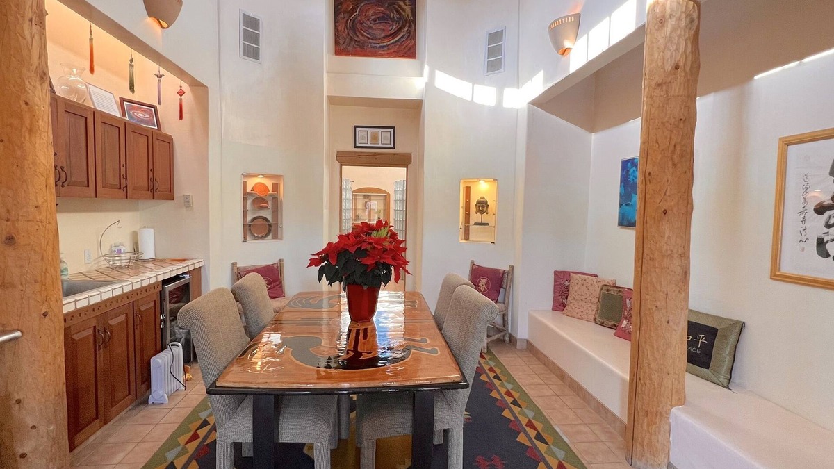 Lamy House | Your Family or Group Serenity Retreat Near Santa Fe include Private Sauna