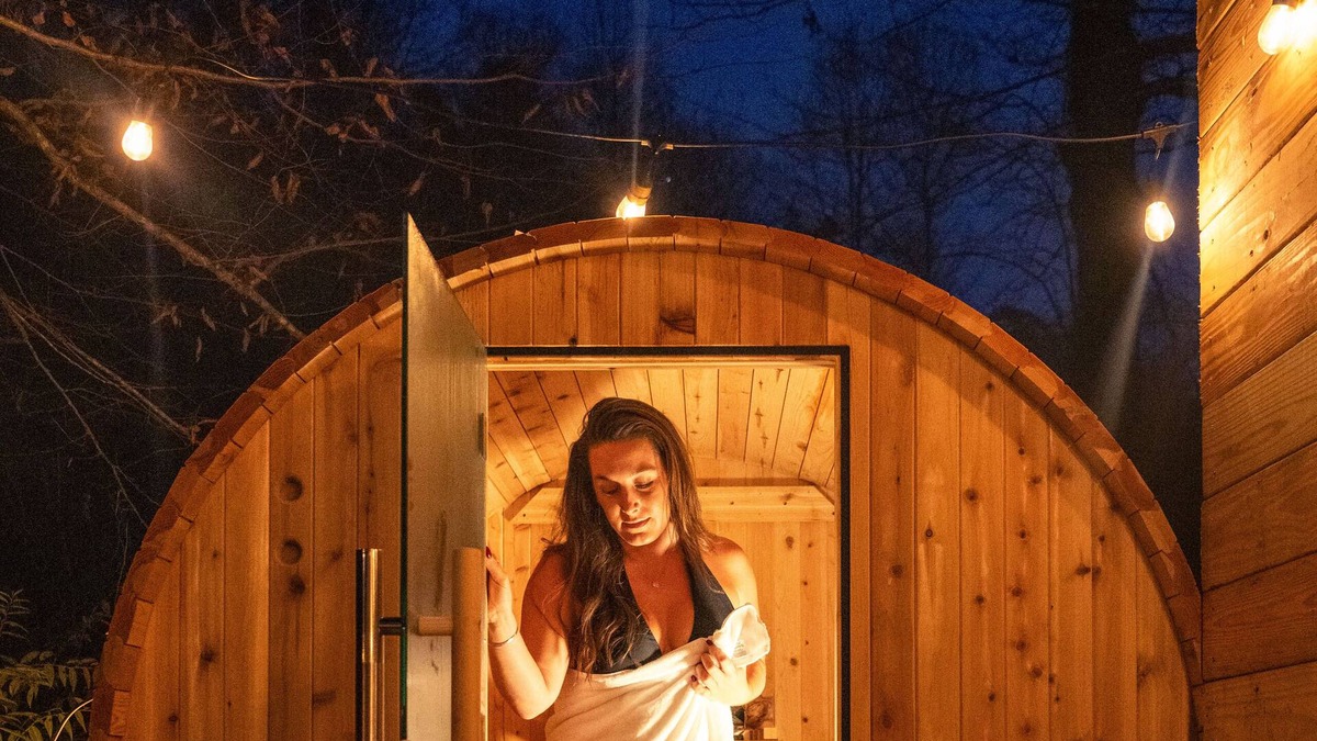 Brevard Apartment | Yurt Stay - Sauna - Creek View - Firepit