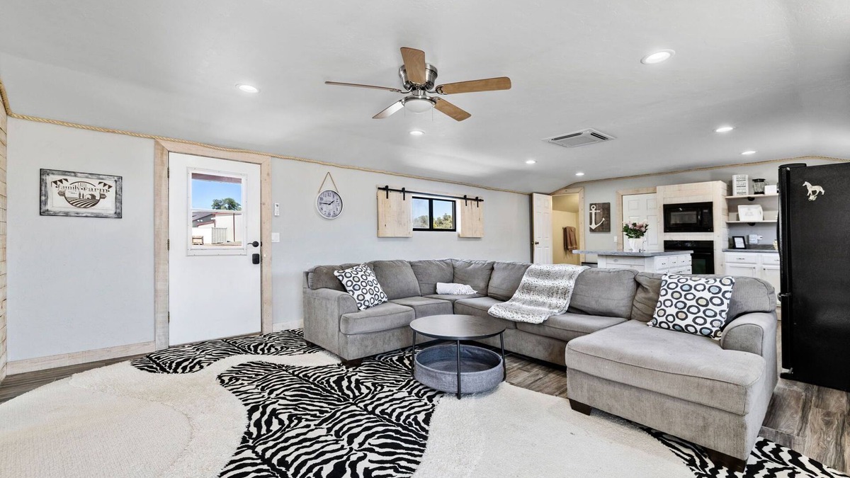 Williamson Other | Zebra Ranch Vacation Rental | 1-BR Cottage Amazing Experience, Prescott | Mtn View Farm Trails
