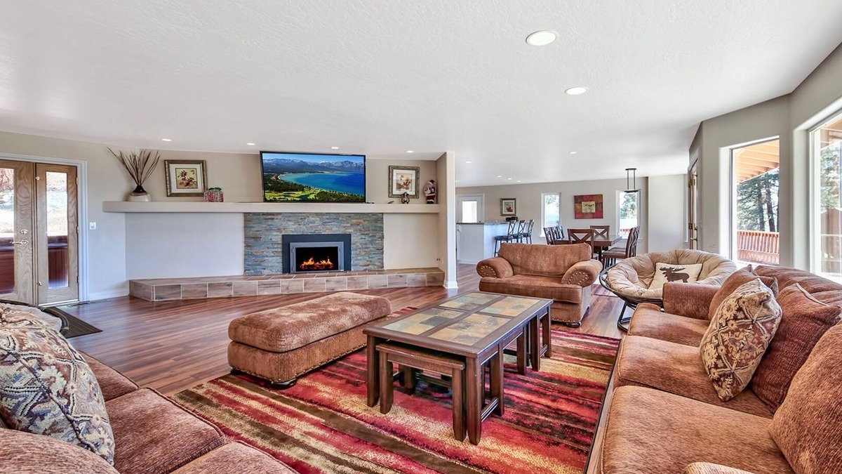 Zephyr Cove House | ZH284."The Zephyr"- Lake Views, Hot Tub, Shuffleboard Table and Huge Deck!
