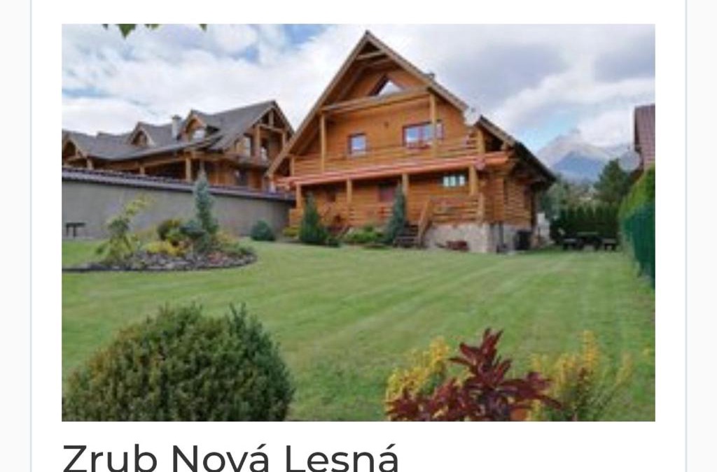 Nova Lesna House | Zrub Nová Lesná