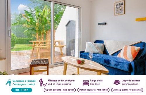 Fouesnant House | À 3km de la plage, maison pour 4