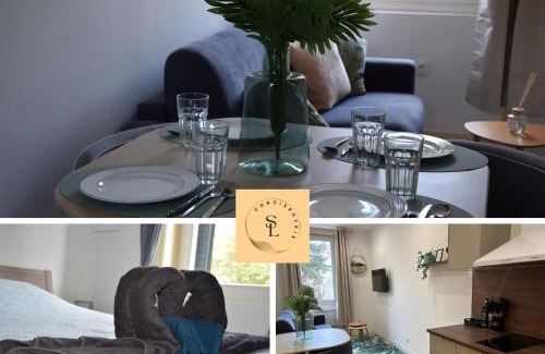 Bron Apartment | Élégant T2 à Bron, Tramway à 2min, Box Parking, 4Personnes