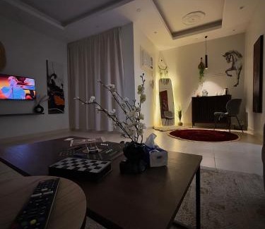 Buraydah Apartment | غرفه وصاله مودرن بدخول ذكي
