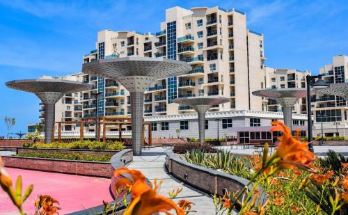 El Alamein Resort | لعشاق الرفاهية شاليه بالدوان تاون العالمين الجديدة مكيف بالكامل - Down Town - New Alamin -VIP