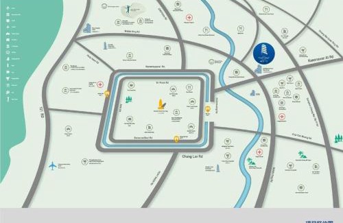 Chiang Mai Apartment | 清迈一号 The One ChiangMai 1B1B Condo C 一环商业中心, 紧邻尚泰繁华