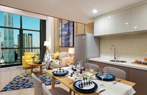 Zhujiang New Town Apartment | 110 m² Serviced apartment ∙ 3 bedrooms ∙ 127 guests