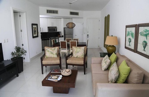 Cabarete Apartment | 1BD sea-views condo on sandy beach, in secure resort with pool!