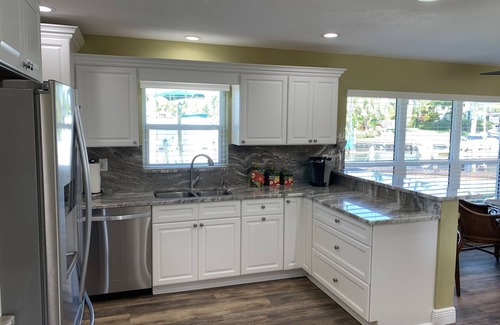 Palm City House | 2 bedroom waterfront with dock for your boat