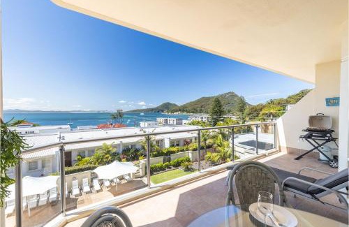 Shoal Bay Apartment | 203 The Breakwater 2 Messines St magical unit with lift pool views and aircon