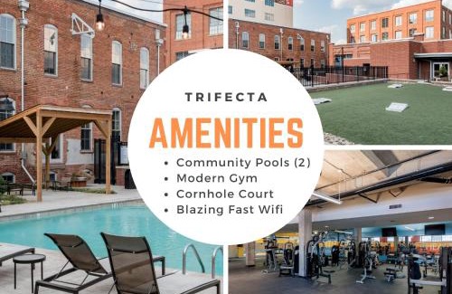 Downtown Apartment | 2BR Hip Downtown Apt + Apple TV + Wifi + Gym