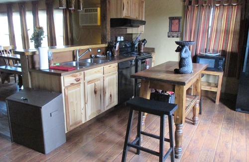 Cassville Cabin | 3 BR Luxury Fishing Cabin-Fenced Yard-Pet Friendly-Outdoor Patio-Campfire ring