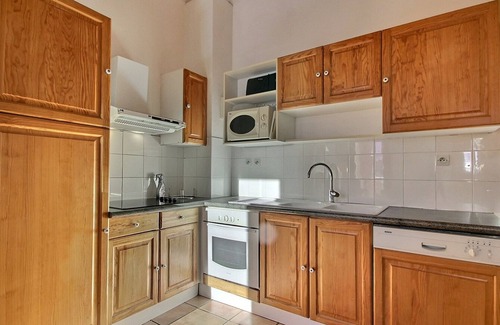 Plagne Soleil Apartment | 3-room apartment at the foot of the slopes with fireplace and balcony