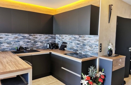 Villeneuve Loubet Beach Apartment | 3 rooms sea view not overlooked direct beach access to Marina