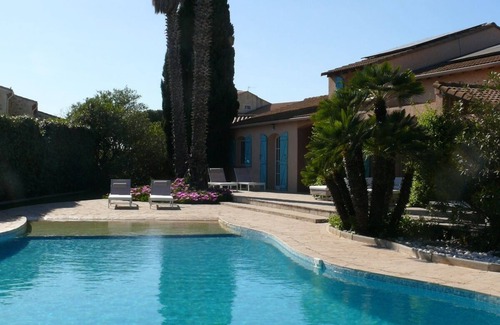 Marseillan Plage Villa | -35% Oct 25–Nov 1 🏡 Heated XXL Pool 🐾 Pets Welcome – Mediterranean Villa