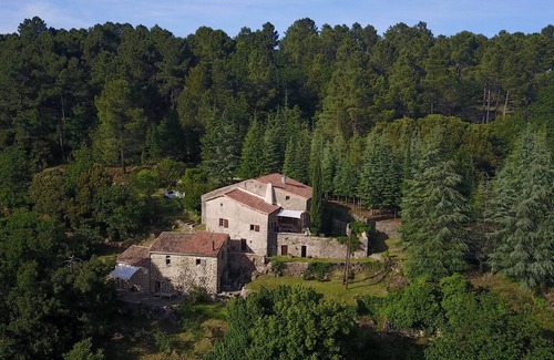 Sanilhac House | 350 year old sandstone house with beautiful view of the valley and inner courtyard + terrace