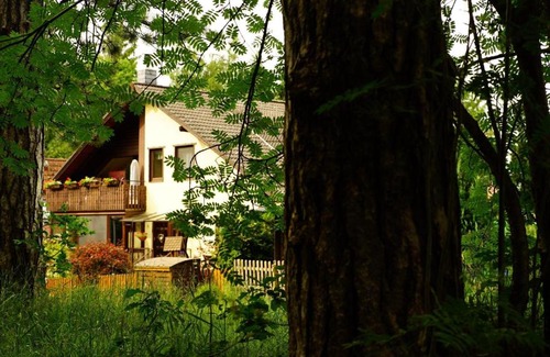 Bad Harzburg Apartment | 4-Personen-Ferienwohnung-im-Wald-mit-Kamin-84-Qudratmeter