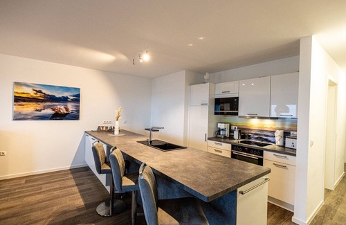 Schillig Apartment | 49.6.N Dwarslöper - Modern, high-quality vacation apartment, sauna, large balcony,